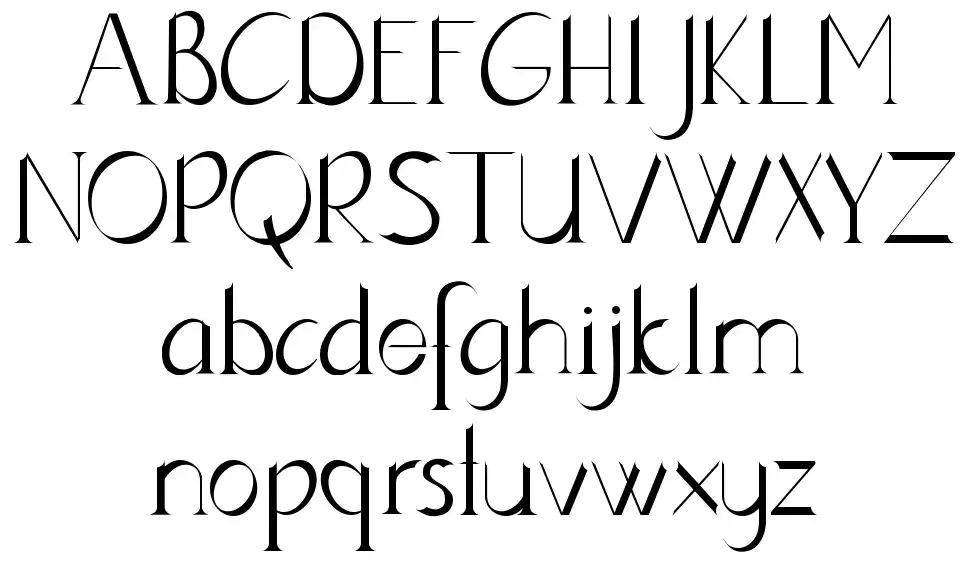 Lynzerfont specimens