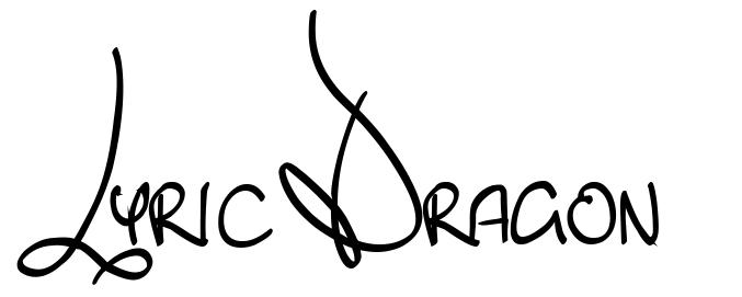 Lyric Dragon font