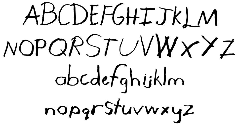 M9 font specimens