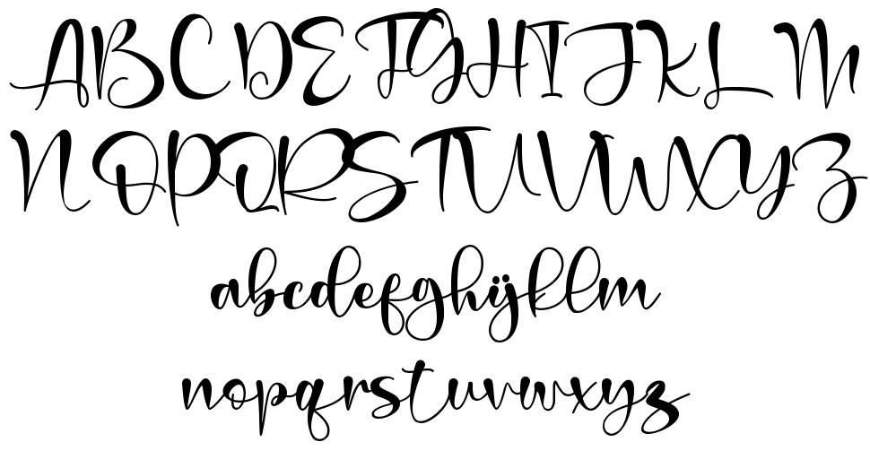 Mabelle font specimens