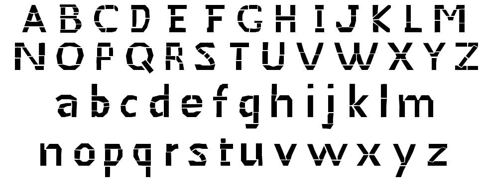 Maceriam Simplex font specimens