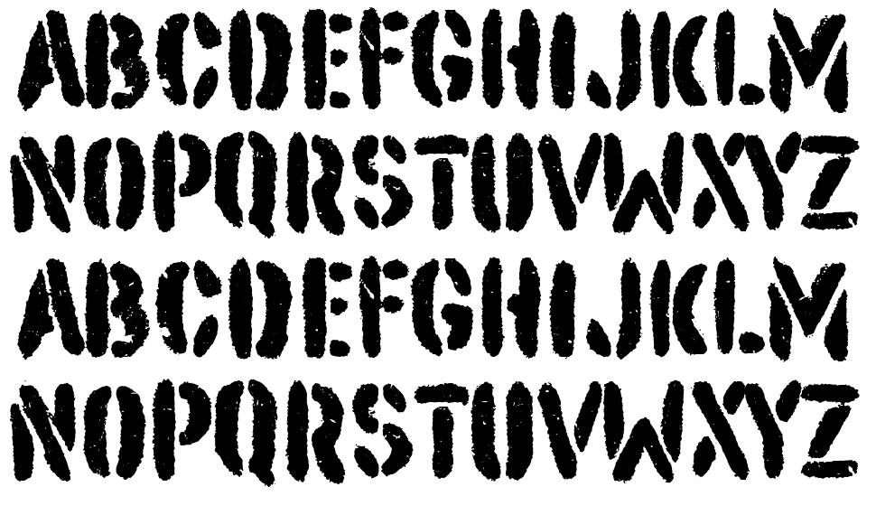 Macho Alfa font specimens