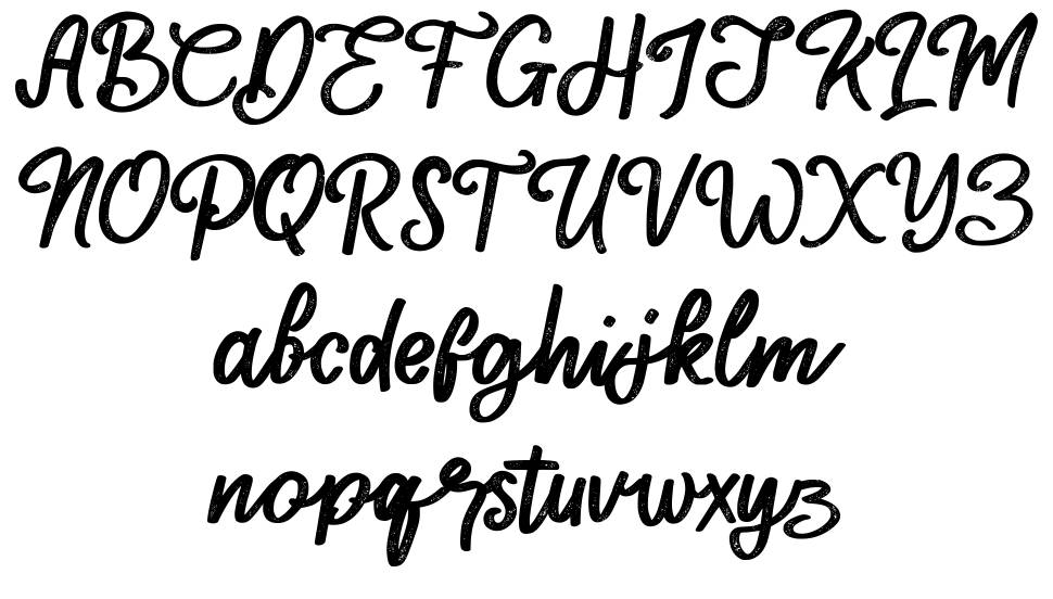 Mackline font Örnekler