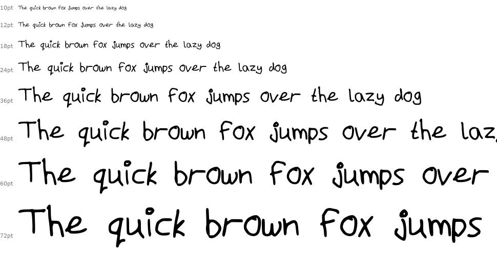 Macs handwriting font Şelale