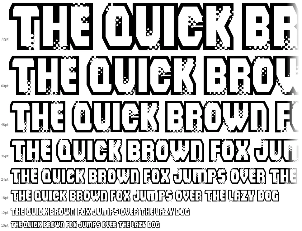 Mad Groove Blastfont waterfall