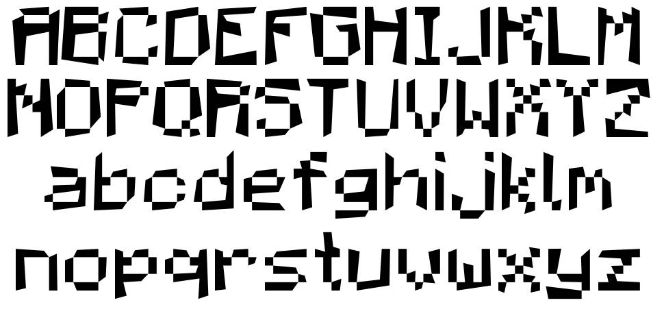 Mad Pixels フォント 標本