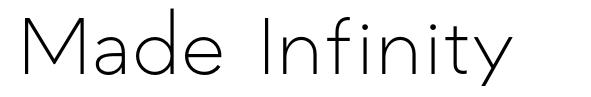 Made Infinity шрифт