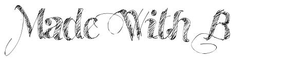 Made With B schriftart