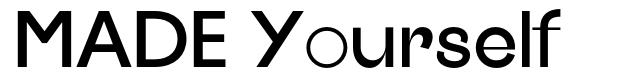 MADE Yourself font