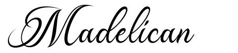 Madelican font