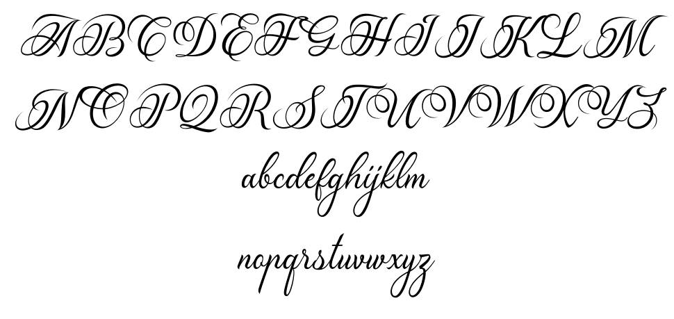 Madelican font specimens