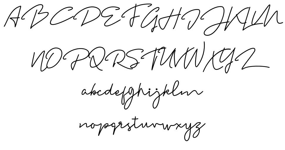 Madelon Script font specimens