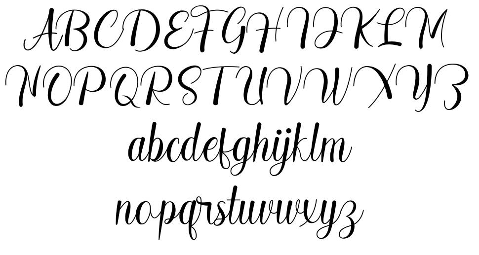 Madelyn font Örnekler