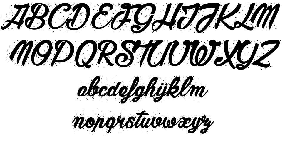 Madera Studio font specimens