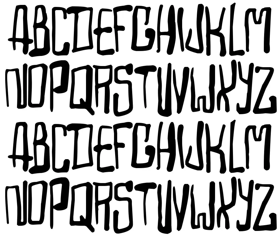 Madhouse font Örnekler