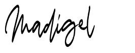 Madigel шрифт