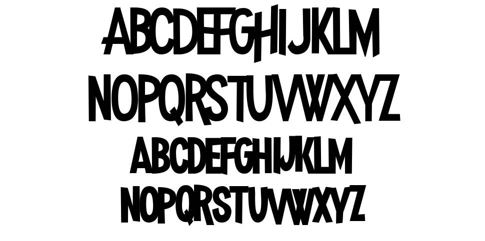 Madness Hyperactive font specimens