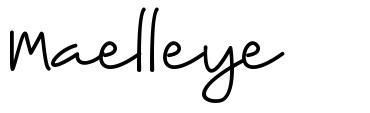 Maelleye шрифт