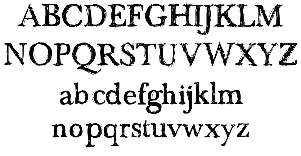 Maenan 2 font specimens