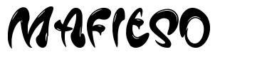 Mafieso 字形