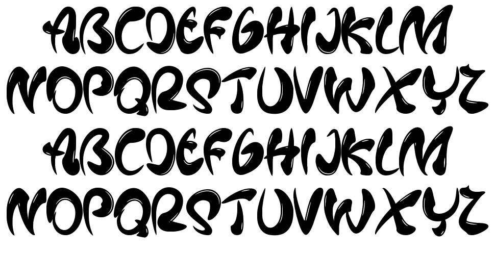 Mafieso font Örnekler