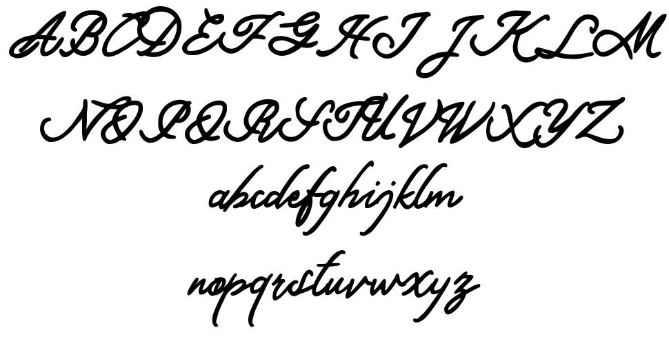 Magdalena 字形 标本