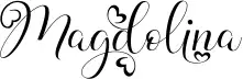 Magdolina schriftart