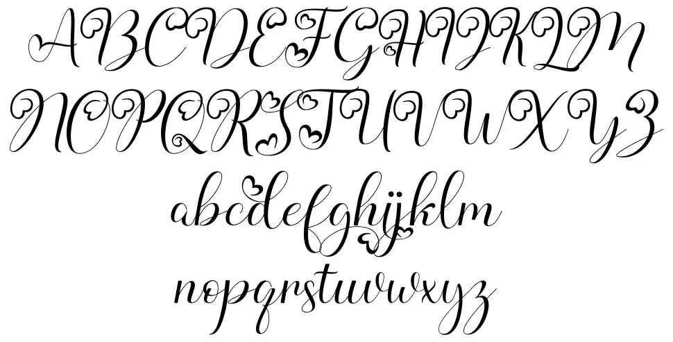 Magdolina schriftart vorschau