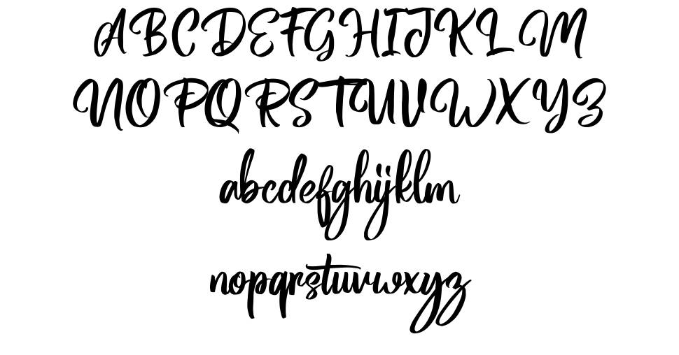 Magentasia font Örnekler