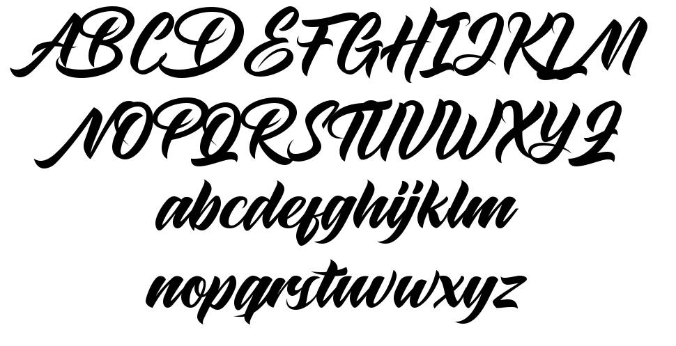 Maghrib font Örnekler