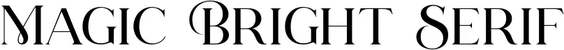 Magic Bright Serif