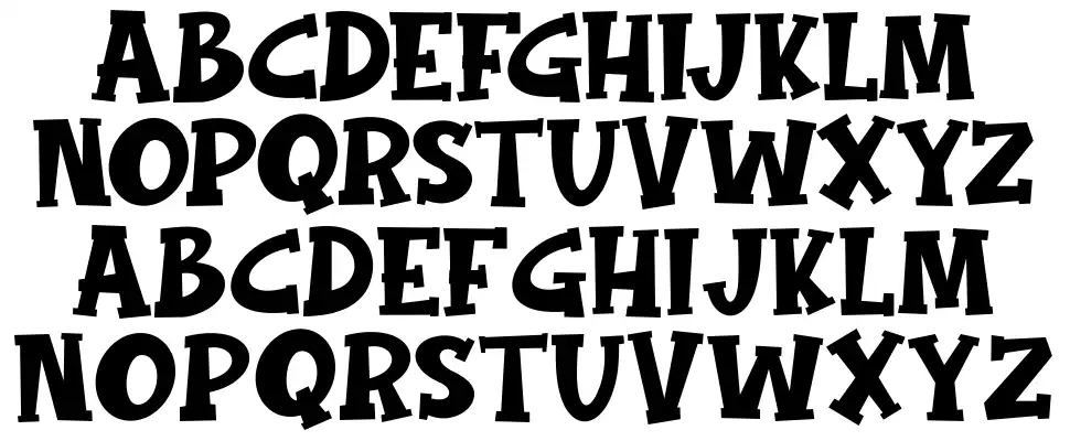 Magic Broomfont specimens