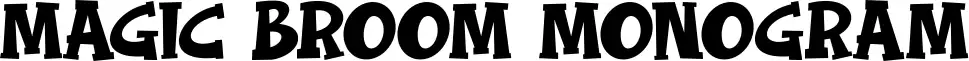 Magic Broom Monogram