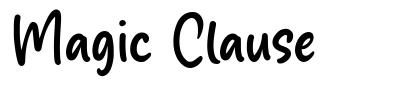 Magic Clause font