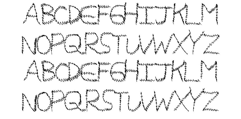 Magic Scribble font specimens