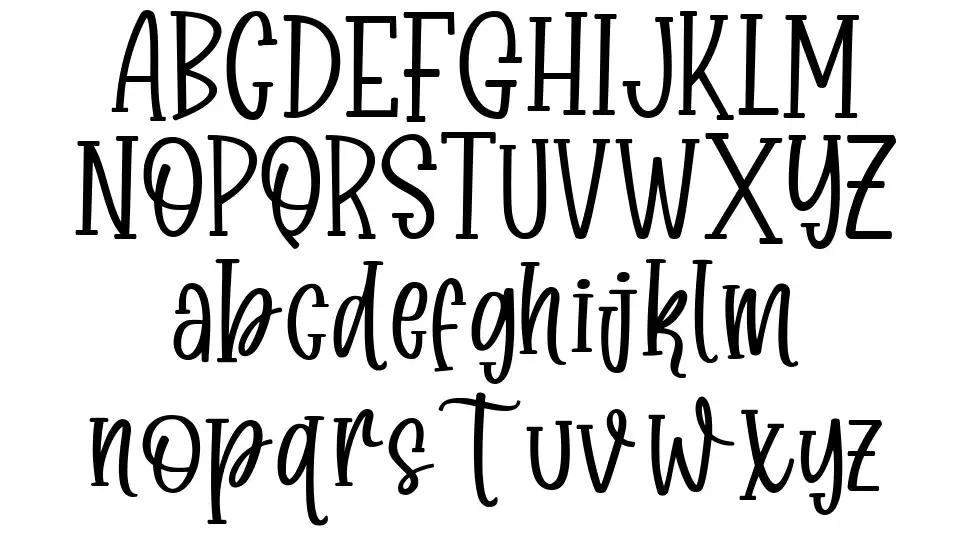 Magic Storyfont specimens