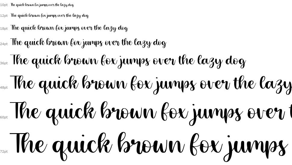 Magical Feather font Waterfall