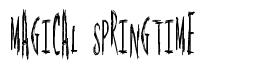 Magical Springtime písmo