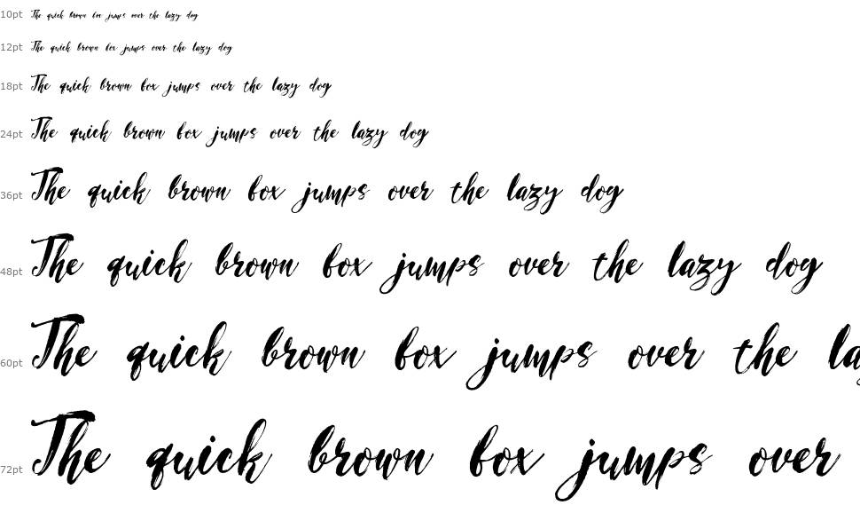 Magical Stylish Script font Waterfall
