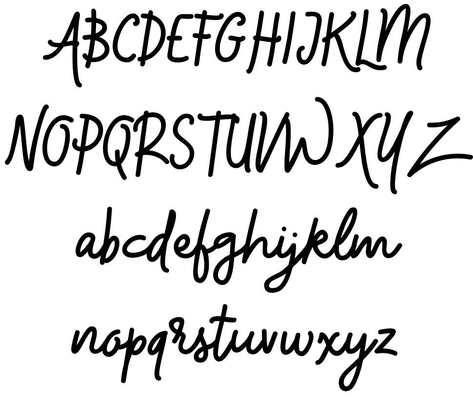 Magicline font specimens