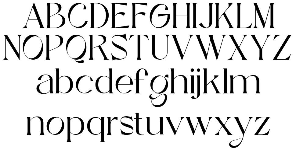 Maglony font specimens