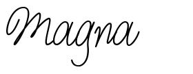 Magna font