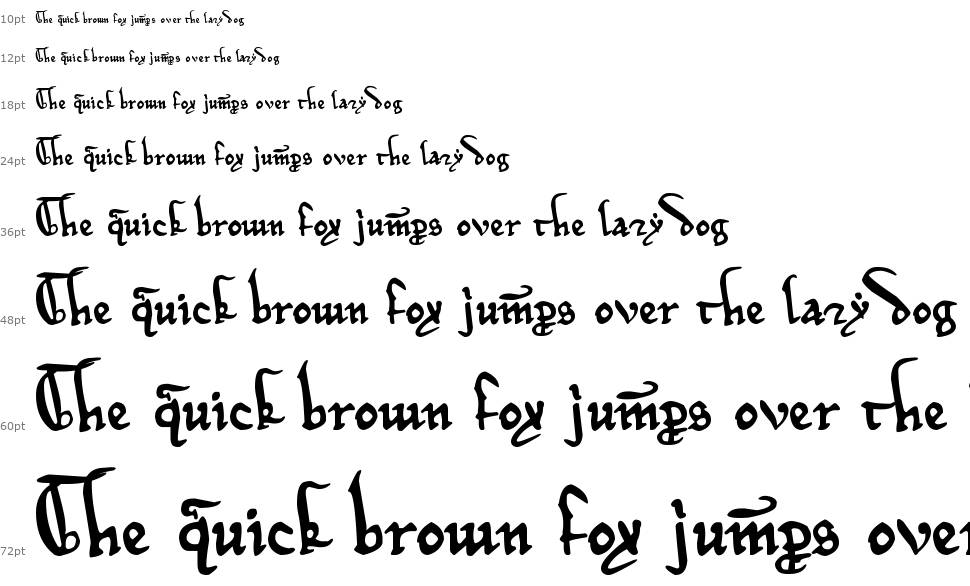 Magna Carta písmo Vodopád