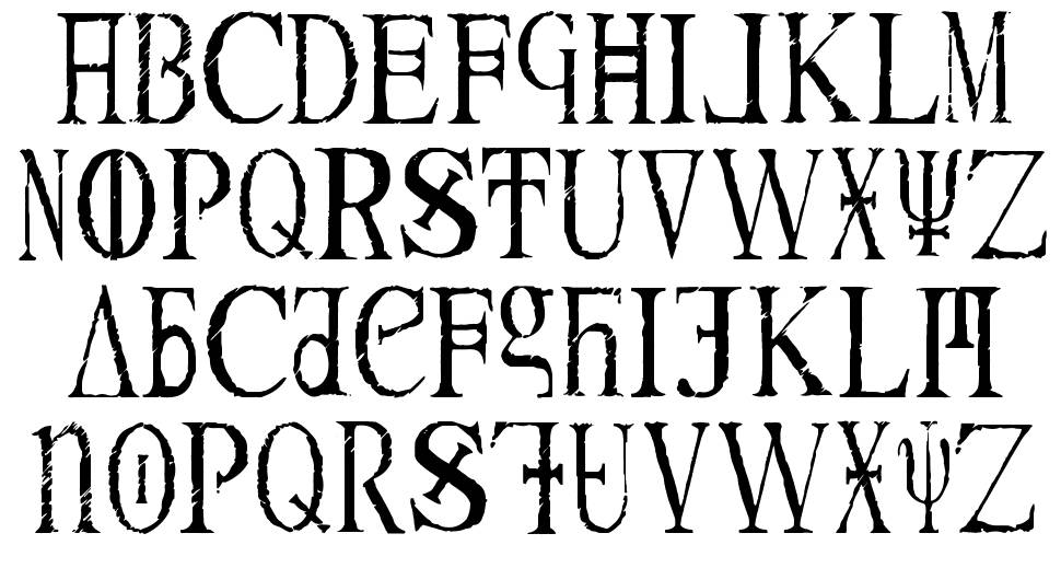 Magna Veritas 字形 标本