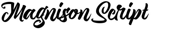 Magnison Script