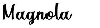 Magnola font