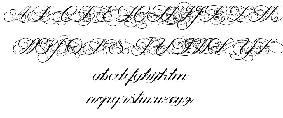 Magnolia font Örnekler