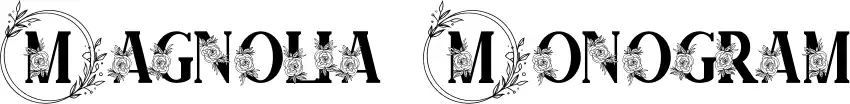 Magnolia Monogram