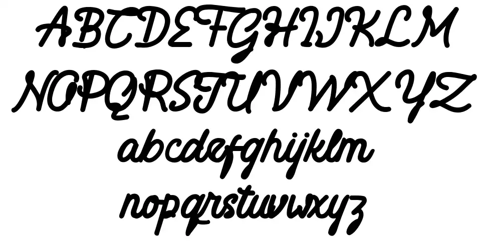 Maguistonfont specimens