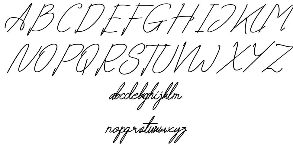 Mahadetty font specimens